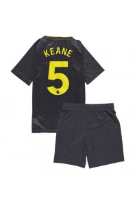 Fotbalové Dres Everton Michael Keane #5 Dětské Venkovní Oblečení 2024-25 Krátký Rukáv (+ trenýrky)